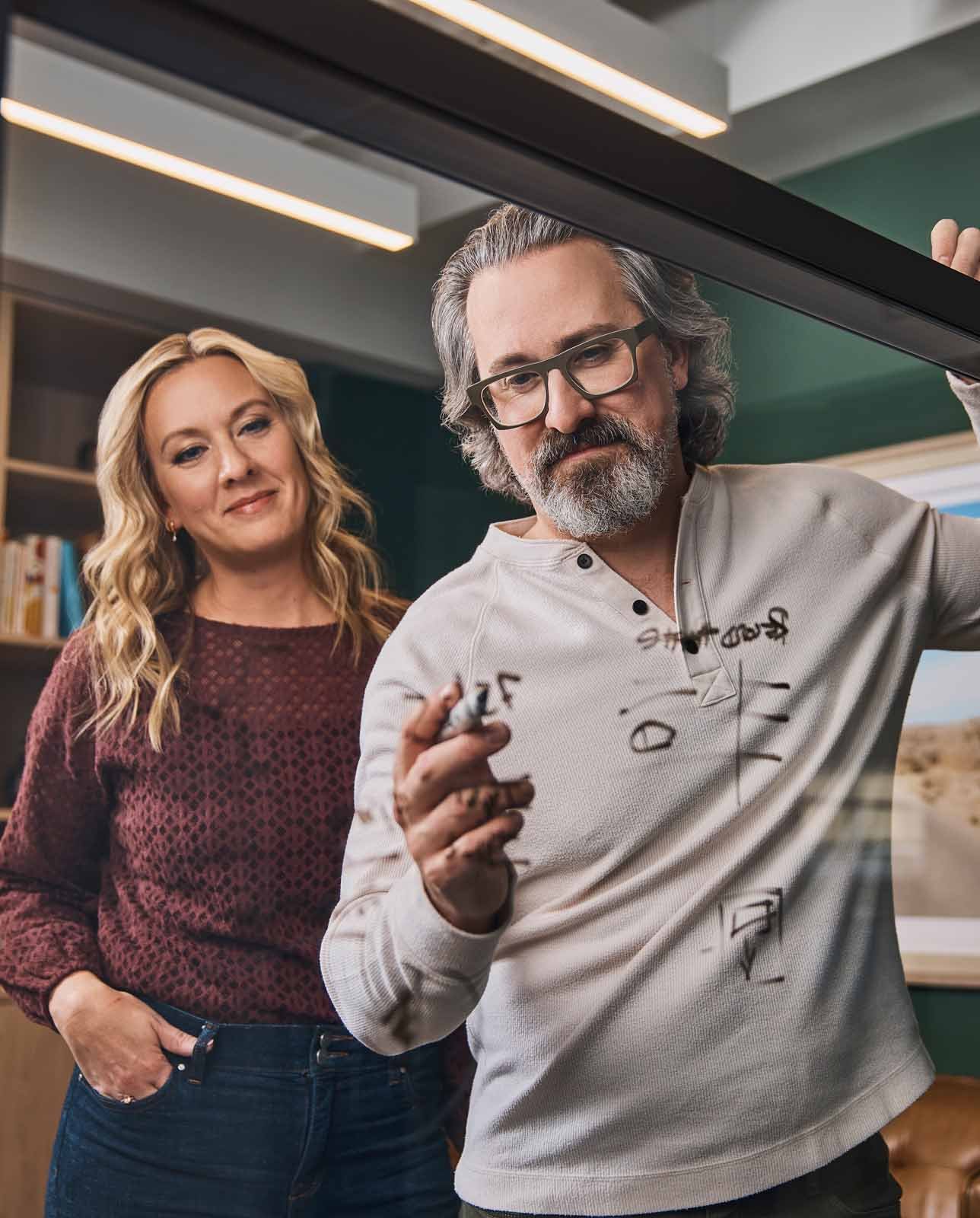 Jeff and Nicole strategy session