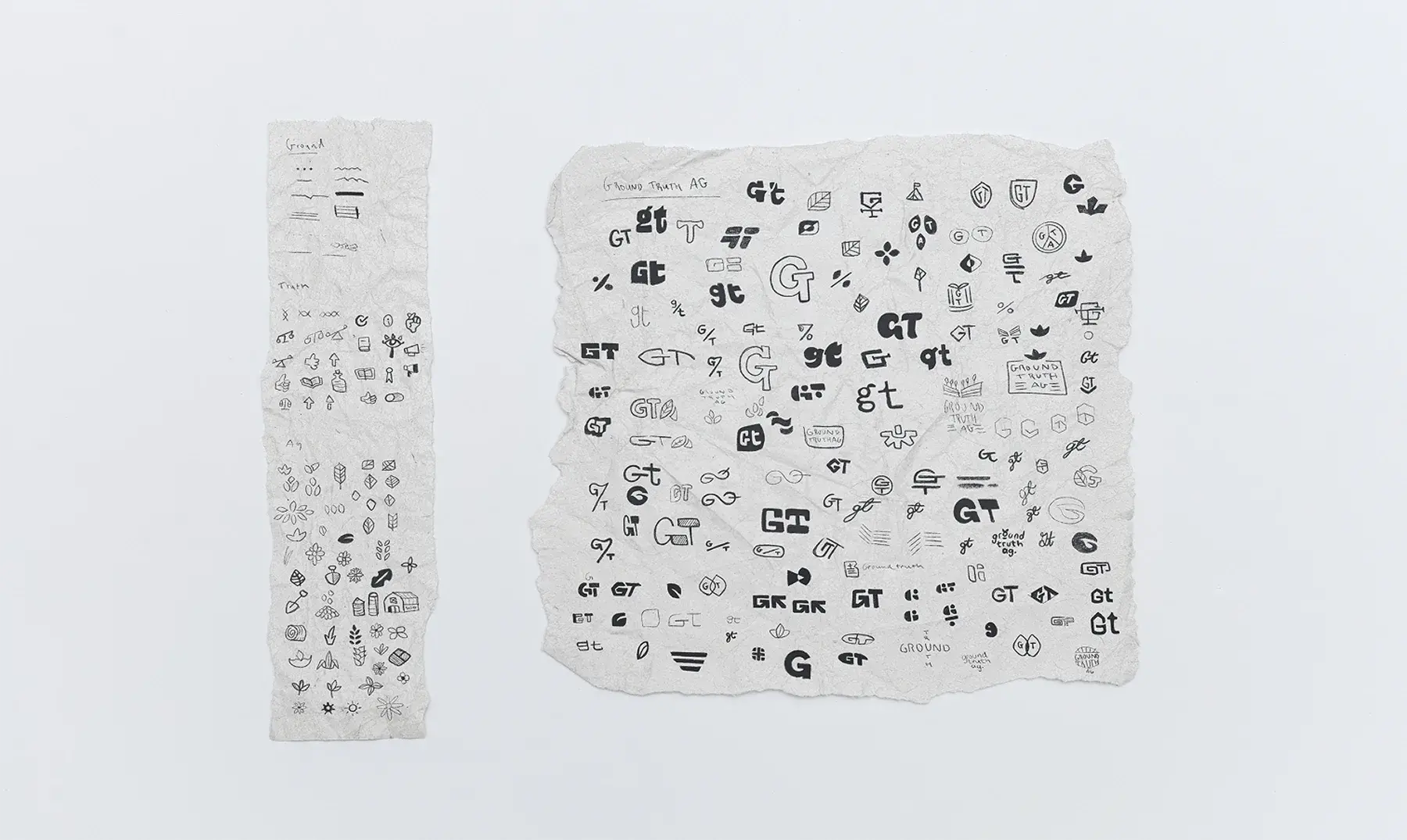 ground-truth-agriculture-paper-logo-mockup-sketches